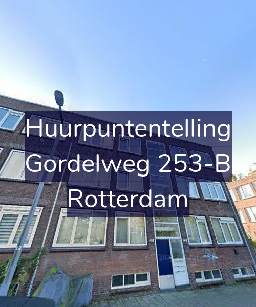 Foto gevel Huurpuntentelling voor Gordelweg 253-B, Rotterdam