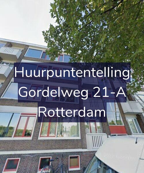 Foto gevel Huurpuntentelling voor Gordelweg 21-A, Rotterdam