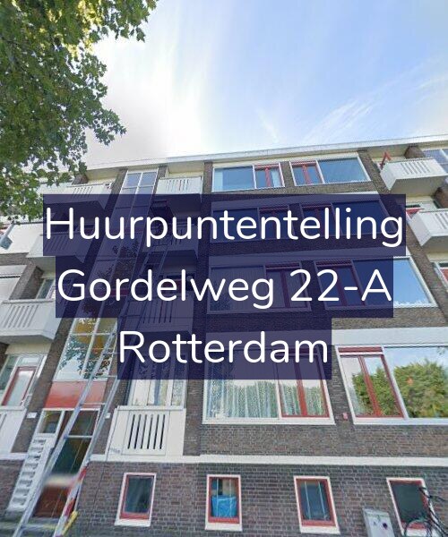 Foto gevel Huurpuntentelling voor Gordelweg 22-A, Rotterdam
