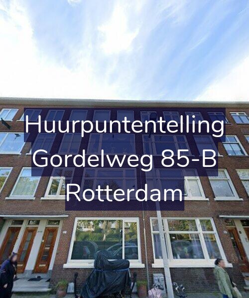 Foto gevel Huurpuntentelling voor Gordelweg 85-B, Rotterdam