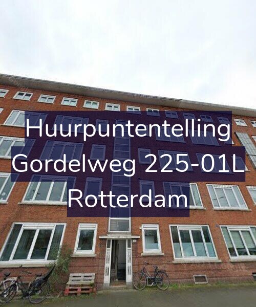 Foto gevel Huurpuntentelling voor Gordelweg 225-01L, Rotterdam