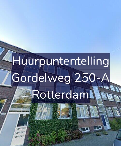Foto gevel Huurpuntentelling voor Gordelweg 250-A, Rotterdam