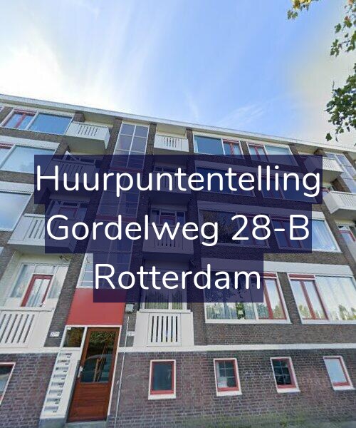 Foto gevel Huurpuntentelling voor Gordelweg 28-B, Rotterdam