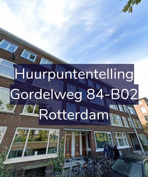 Foto gevel Huurpuntentelling voor Gordelweg 84-B02, Rotterdam