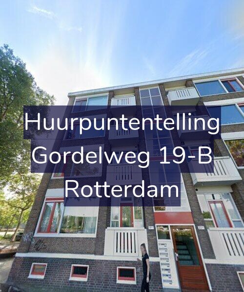 Foto gevel Huurpuntentelling voor Gordelweg 19-B, Rotterdam