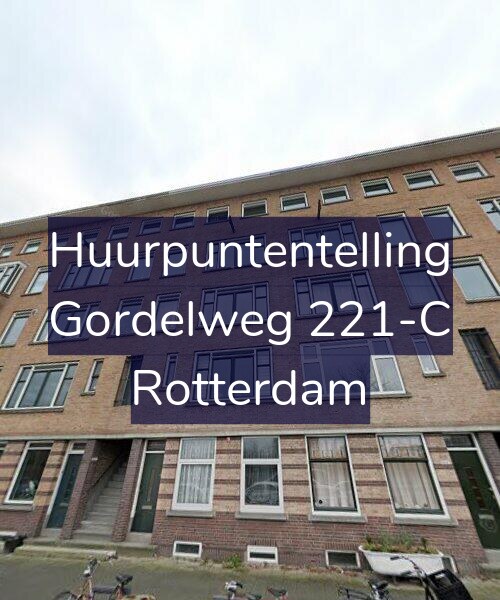 Foto gevel Huurpuntentelling voor Gordelweg 221-C, Rotterdam