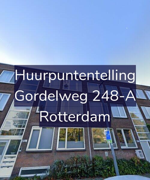 Foto gevel Huurpuntentelling voor Gordelweg 248-A, Rotterdam