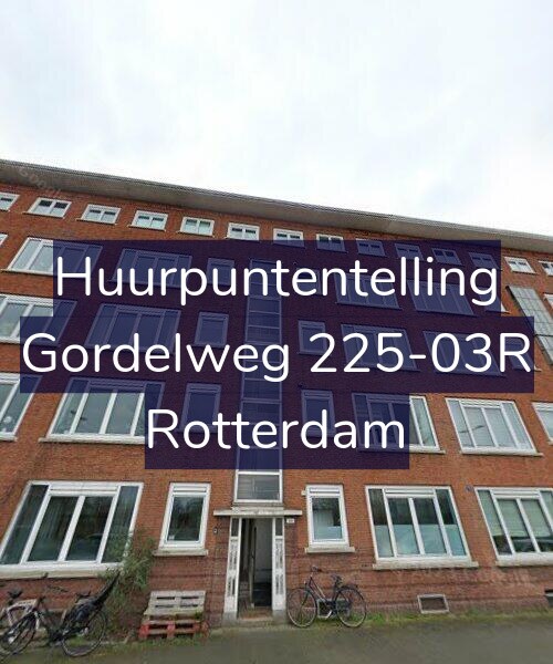 Foto gevel Huurpuntentelling voor Gordelweg 225-03R, Rotterdam