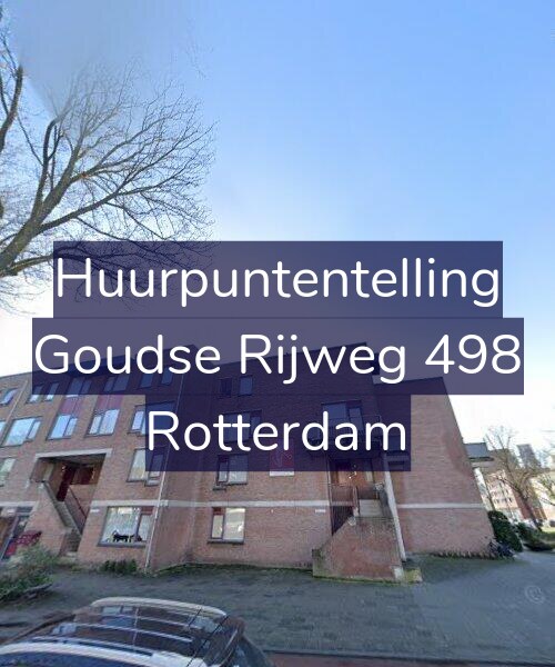 Foto gevel Huurpuntentelling voor Goudse Rijweg 498, Rotterdam
