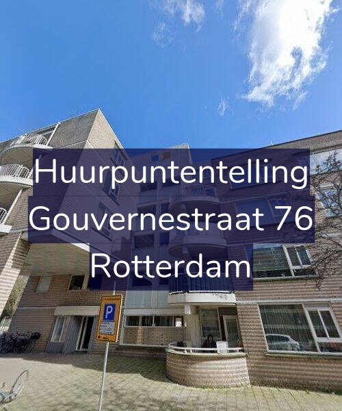 Foto gevel Huurpuntentelling voor Gouvernestraat 76, Rotterdam