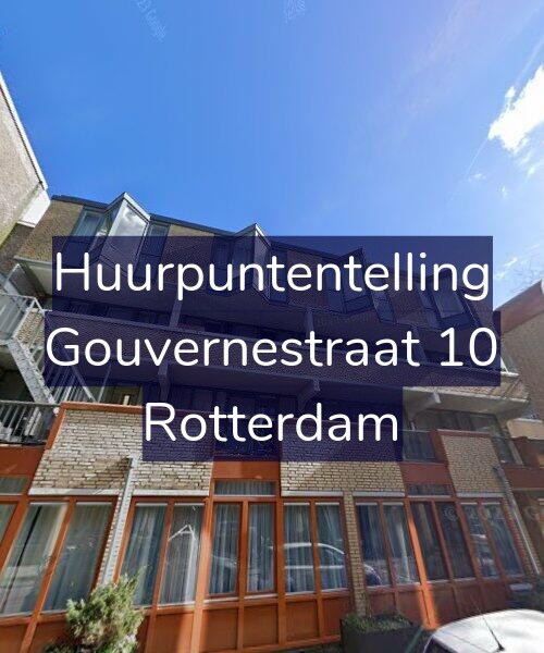 Foto gevel Huurpuntentelling voor Gouvernestraat 10, Rotterdam