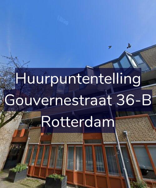 Foto gevel Huurpuntentelling voor Gouvernestraat 36-B, Rotterdam