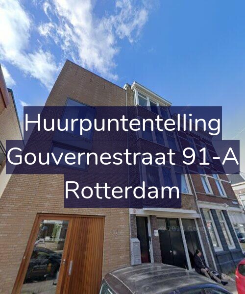 Foto gevel Huurpuntentelling voor Gouvernestraat 91-A, Rotterdam