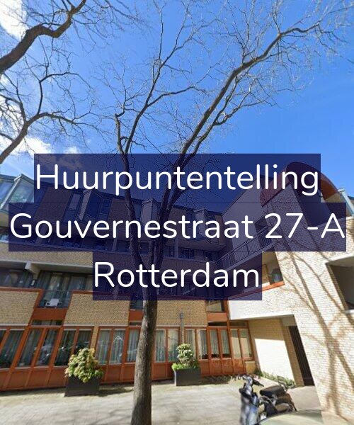 Foto gevel Huurpuntentelling voor Gouvernestraat 27-A, Rotterdam