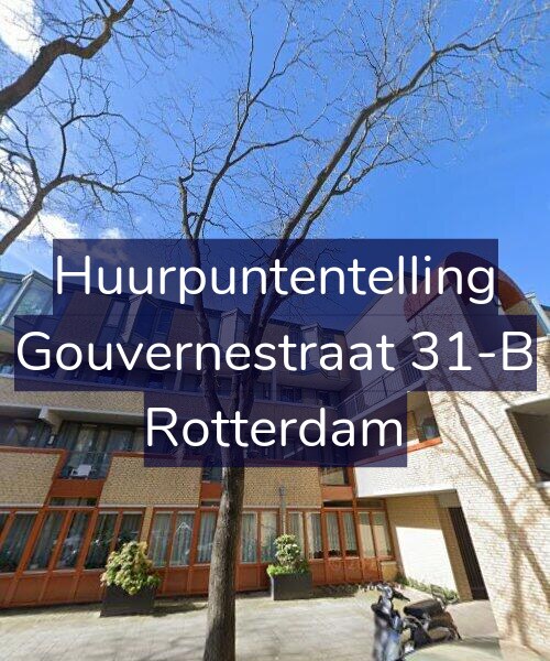 Foto gevel Huurpuntentelling voor Gouvernestraat 31-B, Rotterdam