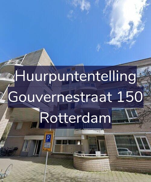 Foto gevel Huurpuntentelling voor Gouvernestraat 150, Rotterdam