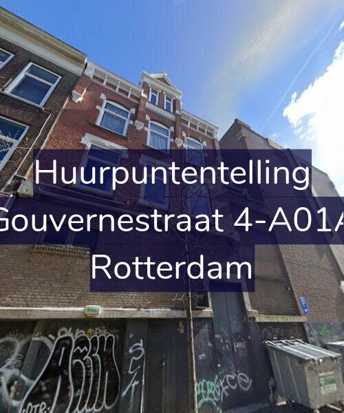 Foto gevel Huurpuntentelling voor Gouvernestraat 4-A01A, Rotterdam