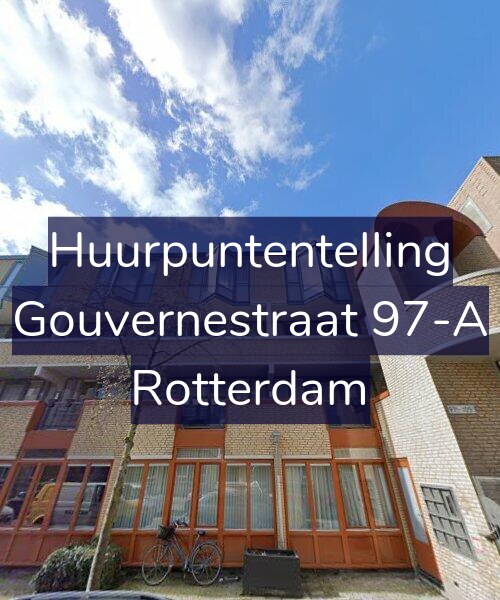 Foto gevel Huurpuntentelling voor Gouvernestraat 97-A, Rotterdam