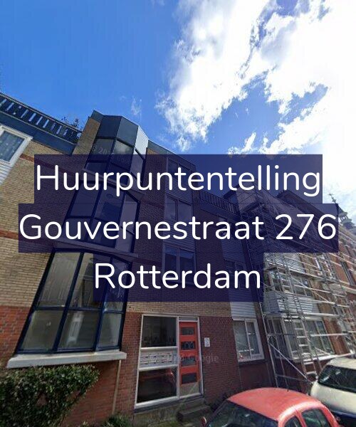 Foto gevel Huurpuntentelling voor Gouvernestraat 276, Rotterdam