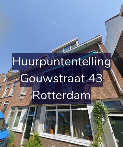 Foto gevel Huurpuntentelling voor Gouwstraat 43, Rotterdam