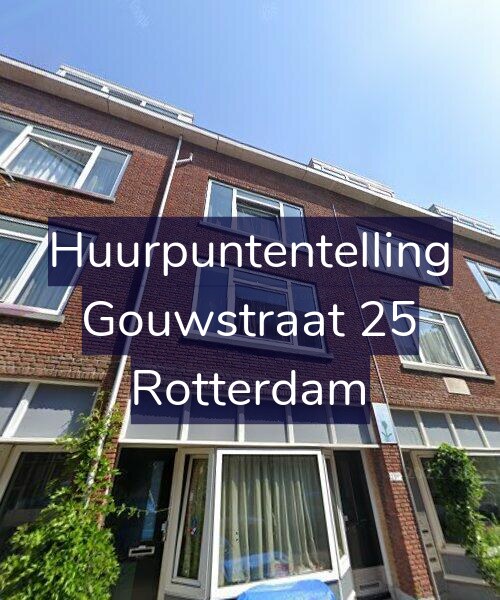 Foto gevel Huurpuntentelling voor Gouwstraat 25, Rotterdam