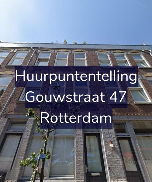Foto gevel Huurpuntentelling voor Gouwstraat 47, Rotterdam