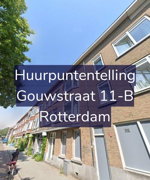 Foto gevel Huurpuntentelling voor Gouwstraat 11-B, Rotterdam
