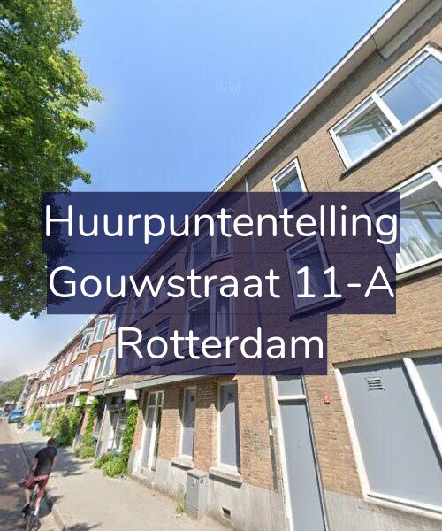 Foto gevel Huurpuntentelling voor Gouwstraat 11-A, Rotterdam