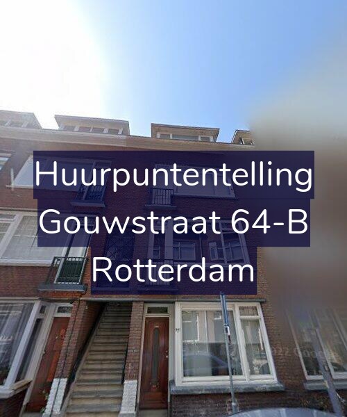 Foto gevel Huurpuntentelling voor Gouwstraat 64-B, Rotterdam