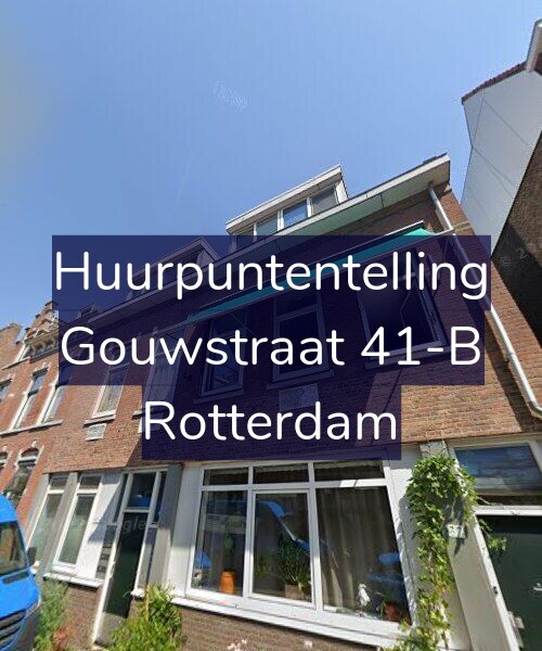 Foto gevel Huurpuntentelling voor Gouwstraat 41-B, Rotterdam