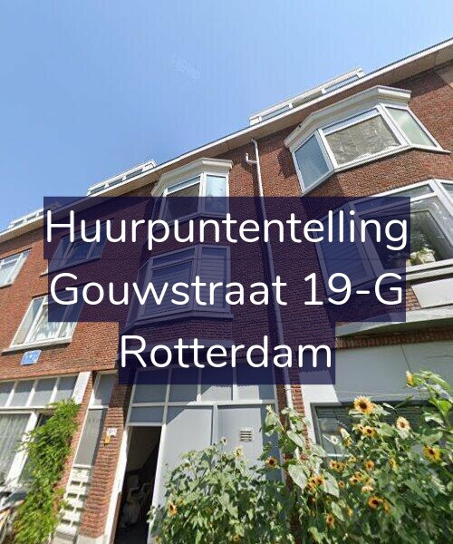 Foto gevel Huurpuntentelling voor Gouwstraat 19-G, Rotterdam