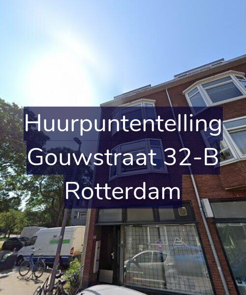 Foto gevel Huurpuntentelling voor Gouwstraat 32-B, Rotterdam