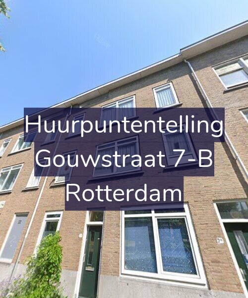 Foto gevel Huurpuntentelling voor Gouwstraat 7-B, Rotterdam