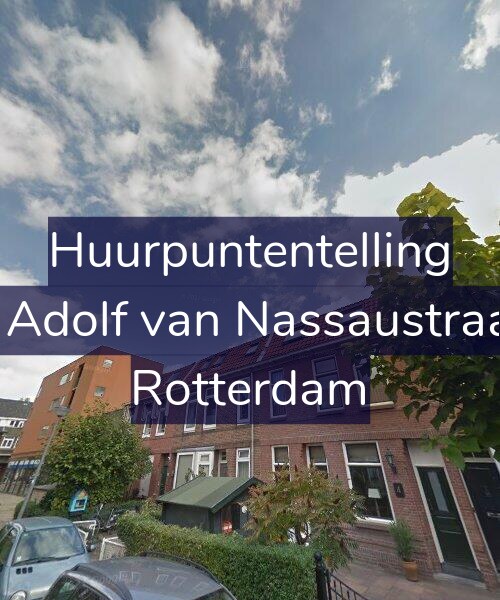 Foto gevel Huurpuntentelling voor Graaf Adolf van Nassaustraat 6-A, Rotterdam