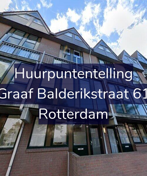 Foto gevel Huurpuntentelling voor Graaf Balderikstraat 61, Rotterdam