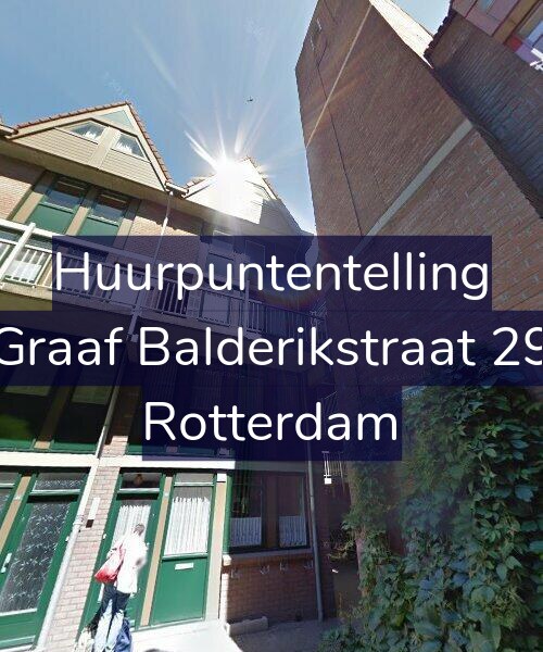 Foto gevel Huurpuntentelling voor Graaf Balderikstraat 29, Rotterdam