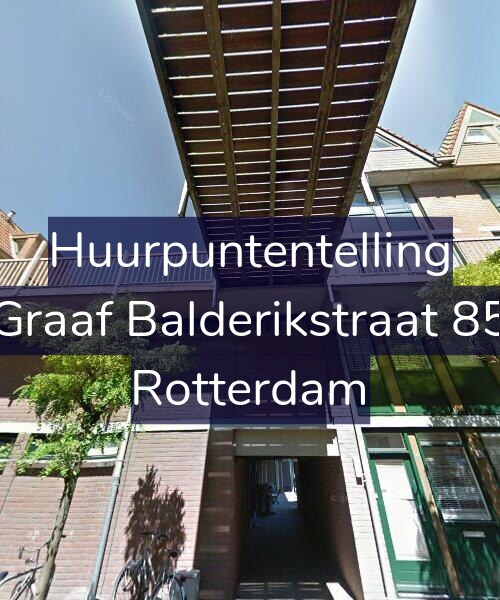 Foto gevel Huurpuntentelling voor Graaf Balderikstraat 85, Rotterdam
