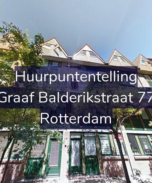 Foto gevel Huurpuntentelling voor Graaf Balderikstraat 77, Rotterdam