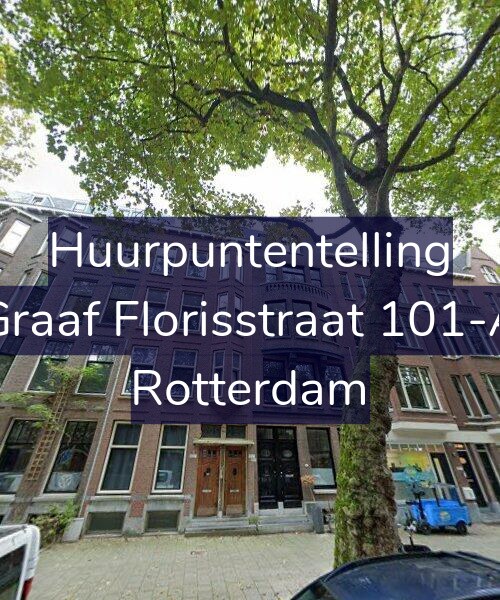 Foto gevel Huurpuntentelling voor Graaf Florisstraat 101-A, Rotterdam