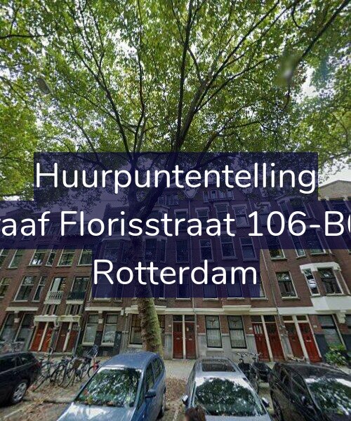 Foto gevel Huurpuntentelling voor Graaf Florisstraat 106-B02, Rotterdam