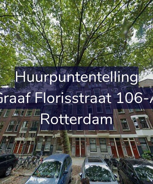 Foto gevel Huurpuntentelling voor Graaf Florisstraat 106-A, Rotterdam