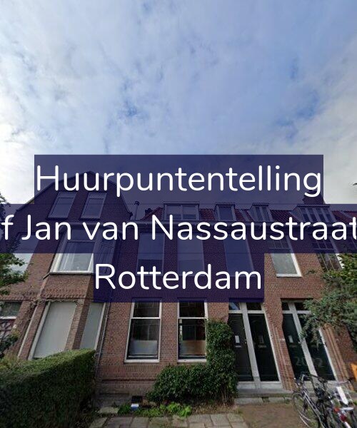 Foto gevel Huurpuntentelling voor Graaf Jan van Nassaustraat 3-A, Rotterdam