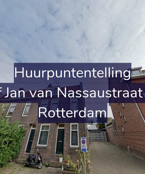 Foto gevel Huurpuntentelling voor Graaf Jan van Nassaustraat 12-B, Rotterdam