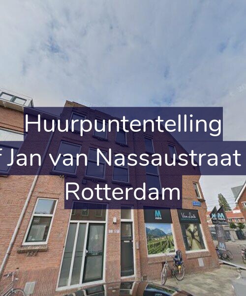 Foto gevel Huurpuntentelling voor Graaf Jan van Nassaustraat 15-D, Rotterdam