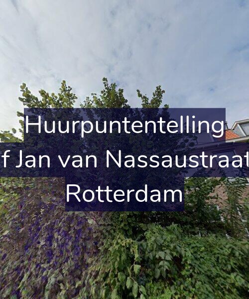 Foto gevel Huurpuntentelling voor Graaf Jan van Nassaustraat 5-B, Rotterdam