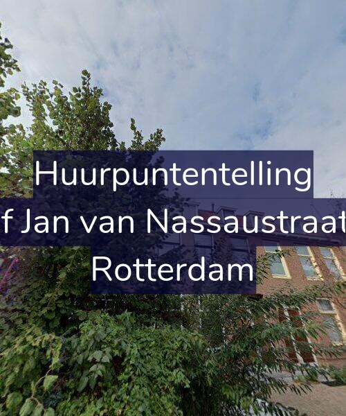 Foto gevel Huurpuntentelling voor Graaf Jan van Nassaustraat 7-A, Rotterdam