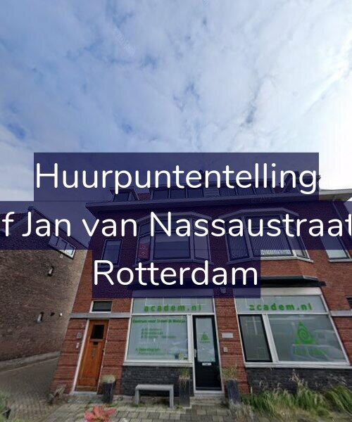 Foto gevel Huurpuntentelling voor Graaf Jan van Nassaustraat 8-B, Rotterdam