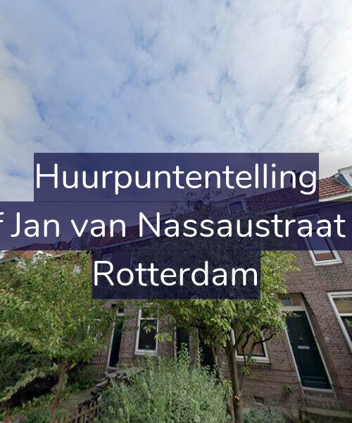 Foto gevel Huurpuntentelling voor Graaf Jan van Nassaustraat 16-A, Rotterdam