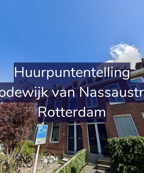 Foto gevel Huurpuntentelling voor Graaf Lodewijk van Nassaustraat 4-A, Rotterdam