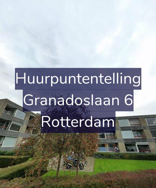 Foto gevel Huurpuntentelling voor Granadoslaan 6, Rotterdam